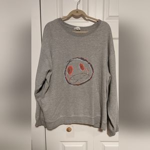 Original Design XL Grey Graphic Sweater